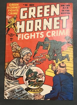 Green Hornet Comics 36 Harvey Golden Age Gga Powell Art