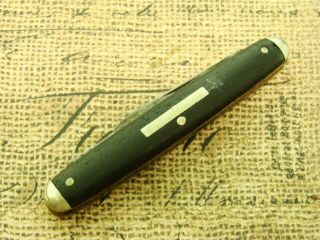 Vintage Robeson Cutlery Co Ebony Folding Equal End Jack Pocket Knife Tool Knives