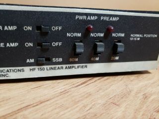 VINTAGE COMMUNICATIONS POWER INC HF 150 Linear Amplifier 3