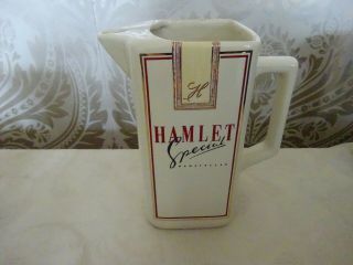 Vintage Retro Pottery Pub Advertising Water Jug Hamlet Special Panatellas