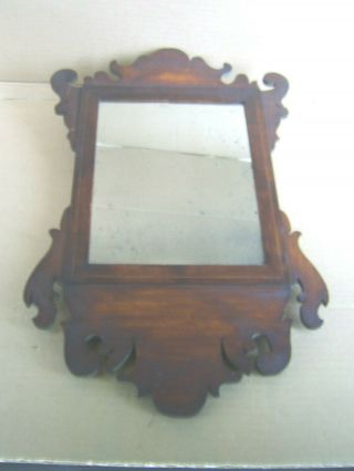 Antique Federal Style Era Wall Mirror Size 20 X 13 All 200 Years Old
