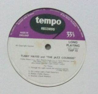 TUBBY HAYES AND THE JAZZ COURIERS FT RONNIE SCOTT UK TEMP 2