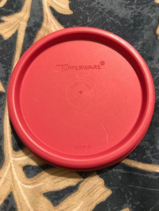 Tupperware Lid Modular Mates Round Pink Pre Owned 1607 - 8