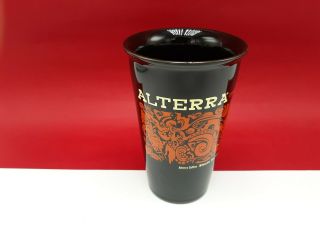 Alterra Black And Red Coffee Cup Mug