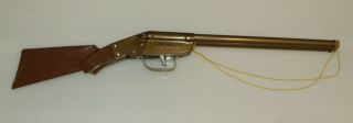 VINTAGE 1970 ' S GUN - MASTER DOUBLE BARREL TOY SHOTGUN CORK POP GUN 2