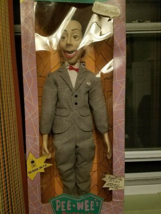 Pee Wee Herman Ventriloquist Doll Vintage 1989 26 " Complete