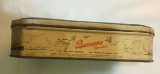 Vintage Bensons English Toffee Candy Confections RMS Queen Mary Print Tin Box 3