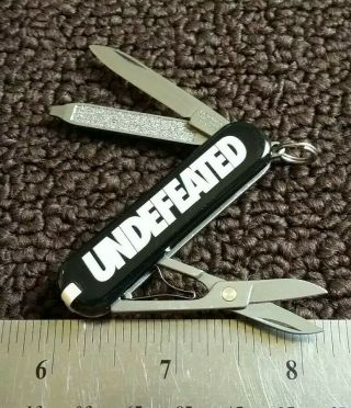 Undefeated Black Victorinox Classic Sd Swiss Army Pocket Knife Multi Tool Blade