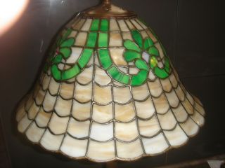 Arts Crafts Gorham Leaded Glass Shade Good For Handel Lamp