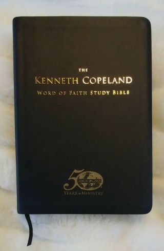 Kenneth Copeland Word Of Faith Study Bible Gold Black Bible