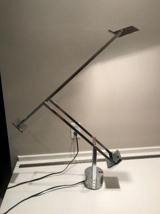 Vintage Artemide Tizio Lamp Laser Etched By Richard Sapper Made In Italy