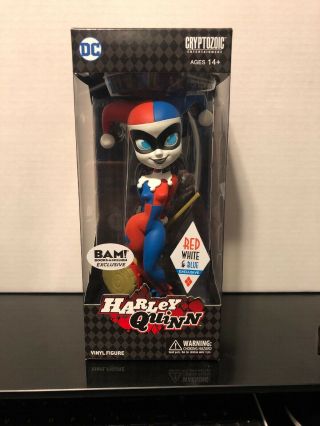 Cryptozoic Dc Bombshells Harley Quinn Red White And Blue Bam Exclusive