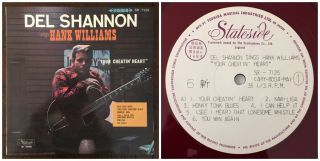 Del Shannon - Sings Hank Williams Your Cheatin 