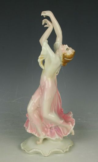 Karl Ens Art Deco Figurine " Dancing Lady " Worldwide