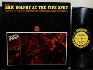 Eric Dolphy At The Five Spot V2 Lp Prestige Prlp 7294 Mono 1964 Mal Waldron