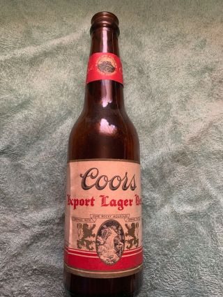 Coors Irtp Export Lager Beer Bottle Golden Colorado