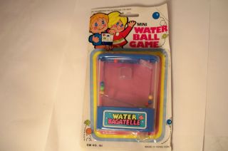 Vintage Water Bagatelle Handheld Mini Water Game Basketball Win - A - Ball