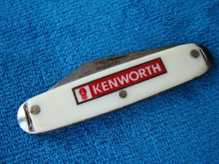 Vintage Kenworth 2 Blade Pocket Knife - Made Usa / Rare