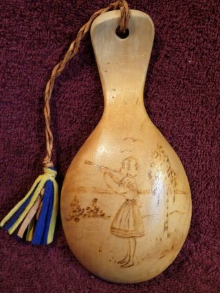 Decorated Handmade Traditional Wood Drinking Cup Kuksa Sweden Swedish Sami