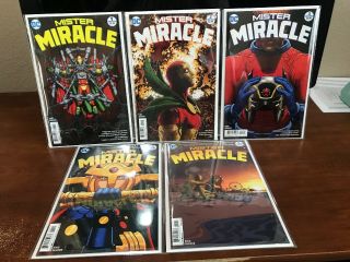 Mister Miracle 1 2 3 4 5 Nm Tom King Dc Comics First Printing 2017