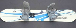 Vintage Reaction 149 Youth Snowboard With Lamar Mx30 Bindings