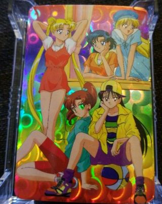 Holographic Sailor Moon Sailor Scouts Playing Cards Deck