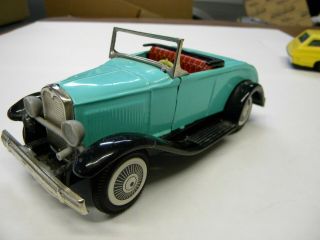 Vintage Japan Tin Friction Bandai 1932 Ford Roadster