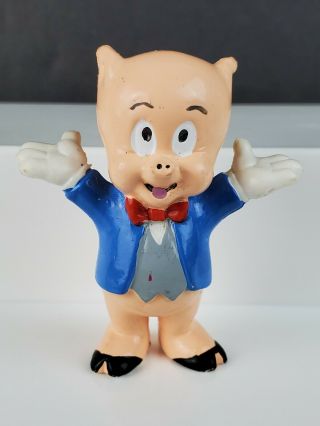 Vintage 1988 Applause Porky Pig Looney Tunes Warner Bros 2 " Pvc Figure Toy