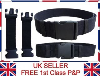 38mm 50mm Adjustable Webbing Belt (1.  5 ",  2 ") Waist Extension Travel Bum Bags