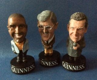 Guinness Talking Pocket Pundits Figures X 3 - Full Set - Barnes,  Hill & Matson