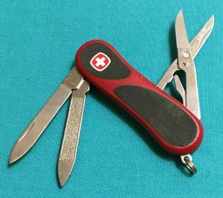 Wenger Delemont Swiss Army Knife - Red Evogrip Esquire - Multi Tool Retired
