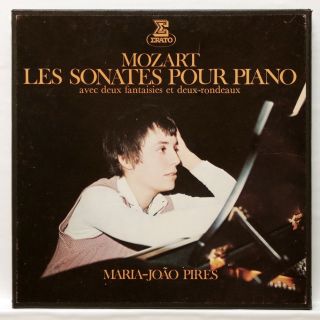 Maria - Joao Pires - Mozart The Piano Sonatas Erato 8xlps Box Ex,