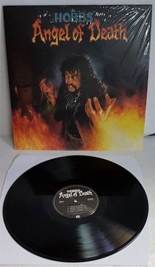 Hobbs Angel Of Death Self Titled 1988 Black Vinyl Lp Record S/t Same Reissue