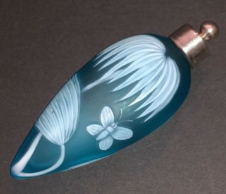 Antique English Stourbridge Thomas Webb Cameo Glass Perfume Scent Bottle