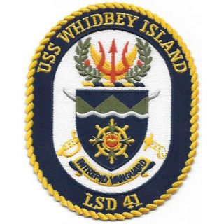 Lsd - 41 Patch Uss Whidbey Island Patch