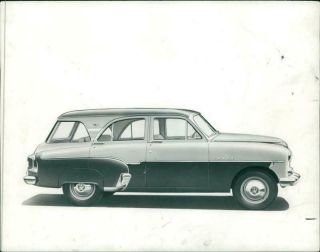 Vintage Photograph Of Vauxhall Motor Car: