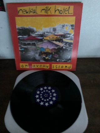 Neutral Milk Hotel - On Avery Island (vinyl Lp) Us 1996 1st Press Rare