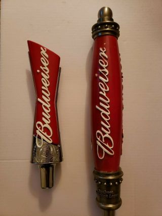 BUDWEISER BEER TAP HANDLES 2 for 1 Price - 12 