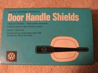 Nos Vw Volkswagen Beetle Vintage Door Handle Protectors Shield Pair