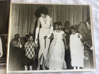2 vintage photographs black woman jazz singer 1950s kids African - American photos 2