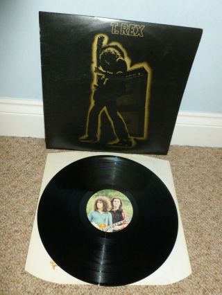 T.  Rex Electric Warrior Lp Uk 1st Press 1971 Fly Records Hifly 6,  Poster