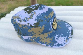 Chinese Army Pla Type 07 Bdu Acu Navy Camo Hat Cap Size 58
