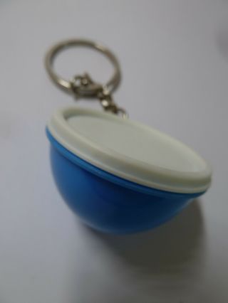 Tupperware Thatsa Bowl Miniature Keychain Covered Salad Bowl Key Ring Plastic