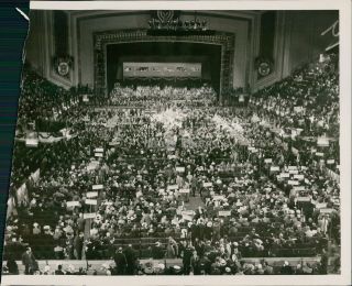 1940 Republican National Convention Hall Philadelphia Pa Gop Politics Photo 7x9