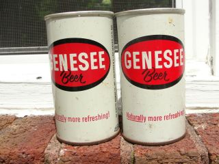 2 Genesee Beer Naturally More Refreshing Zip Tops Genesee Brewing Rochester Ny