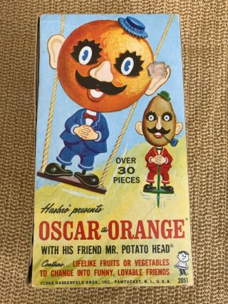 Vintage Hasbro Oscar The Orange Mr.  Potato Head Vegetable Friends