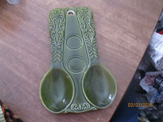 Vintage Ceramic Double Spoon Rest
