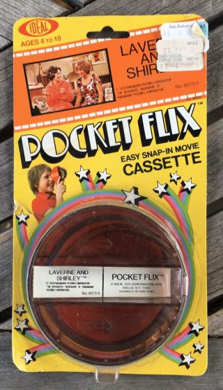 Vintage 1978 Pocket Flix Movie Cassette Reel Hardy Boys Ideal Toy Corp 1 Of 2