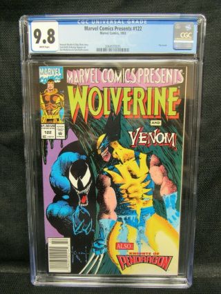 Marvel Comics Presents 122 (1993) Classic Wolverine & Venom Cgc 9.  8 E937