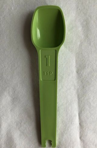 Vintage Tupperware Apple Green Measure Spoon 1 T Replacement
